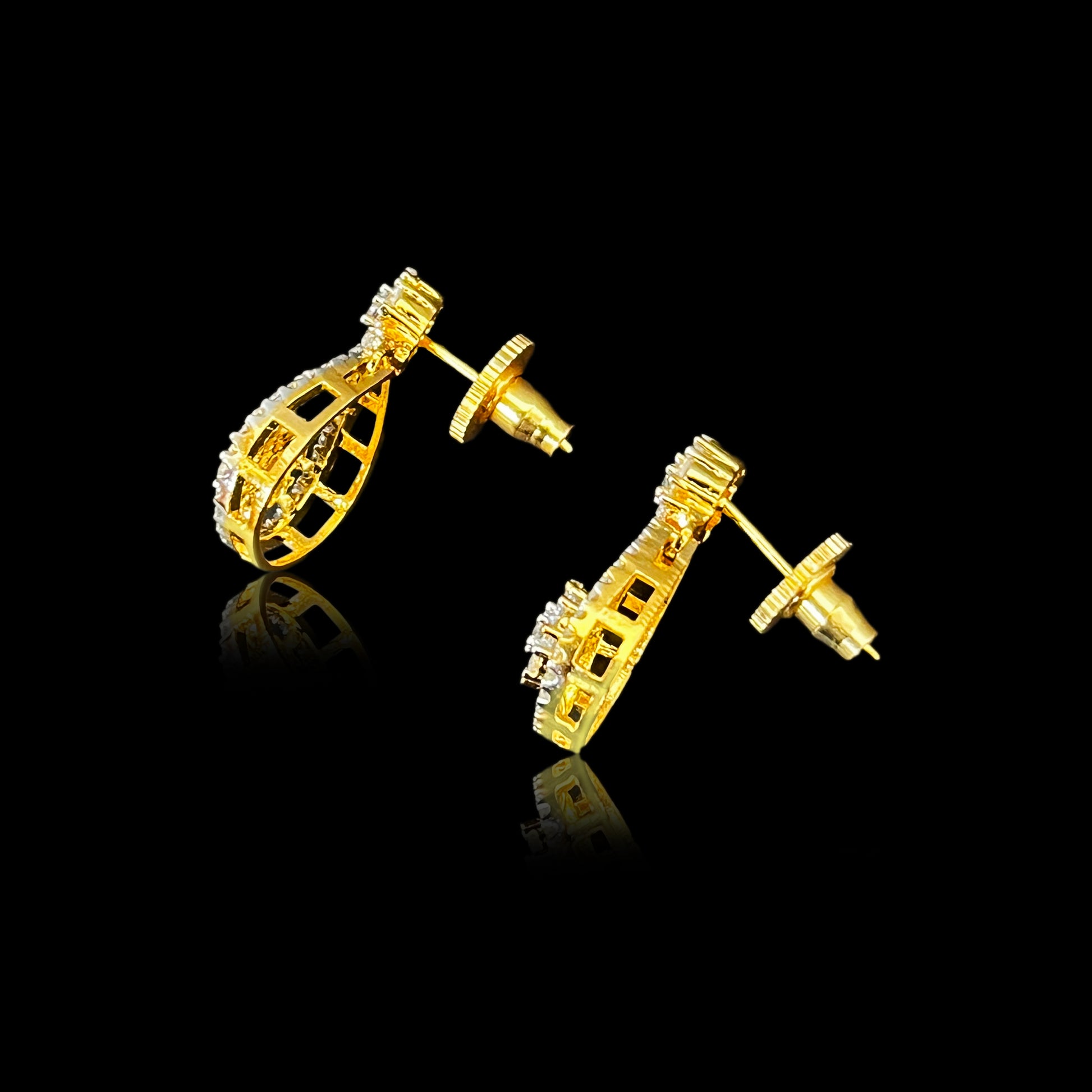 Gold Plated Earring Pair