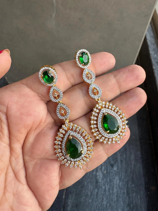 Unique American Diamond Earring